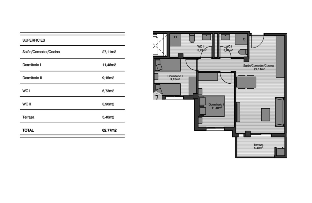 Segunda mano - Apartamento / piso -
San Miguel de Salinas - Inland
