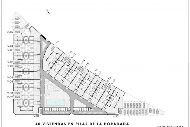 Neue Gebäude - Bungalow -
Pilar de la Horadada - pueblo