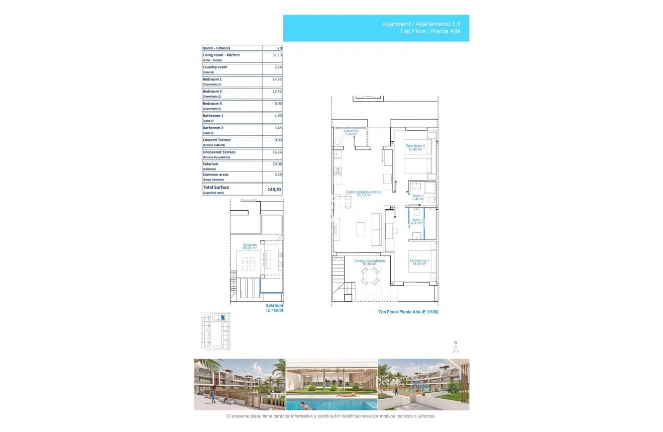 New Build - Penthouse -
Pilar de la Horadada - Playa de las Higuericas