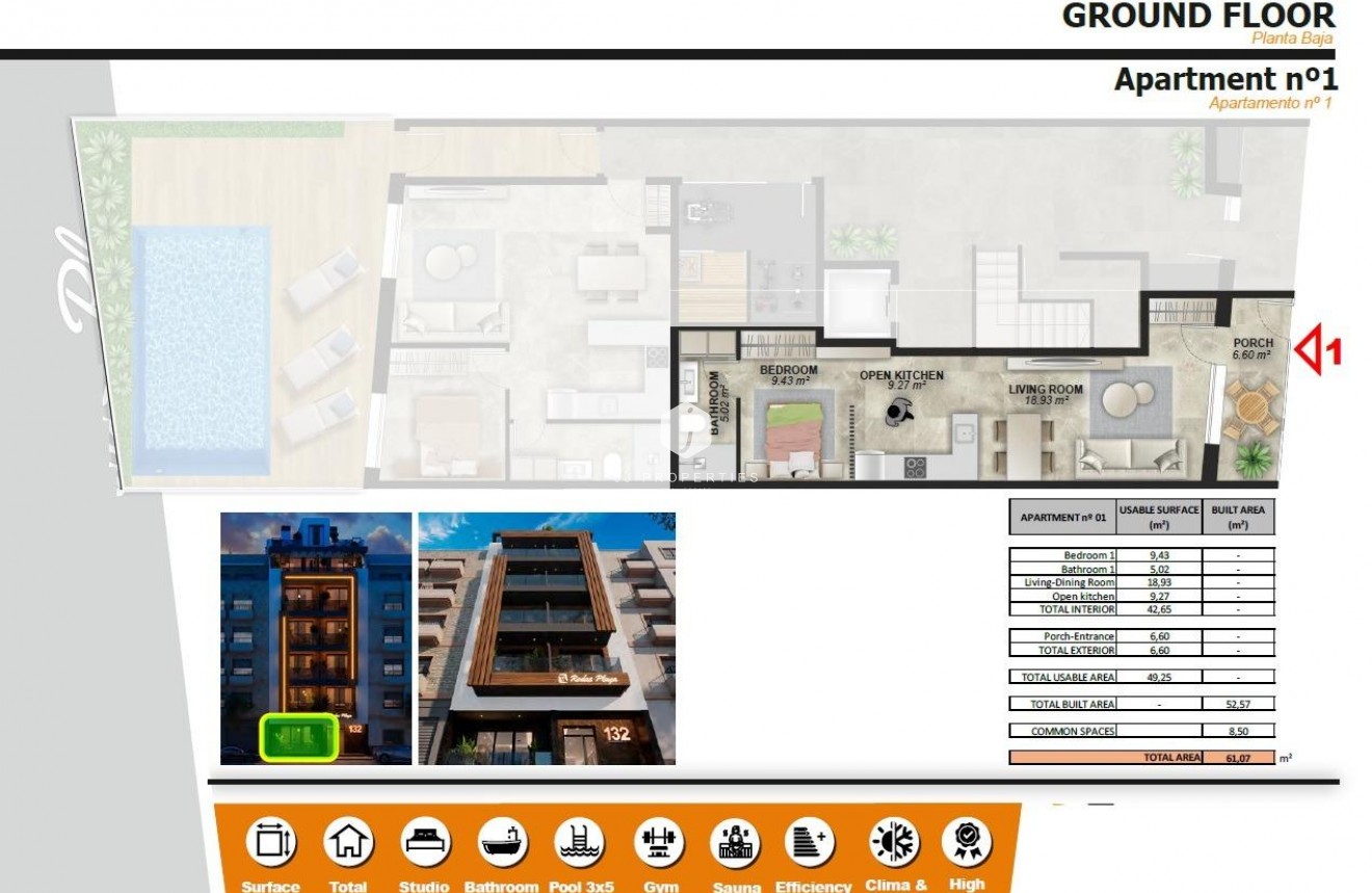 Obra nueva - Apartamento / piso -
Torrevieja - Playa de El Cura