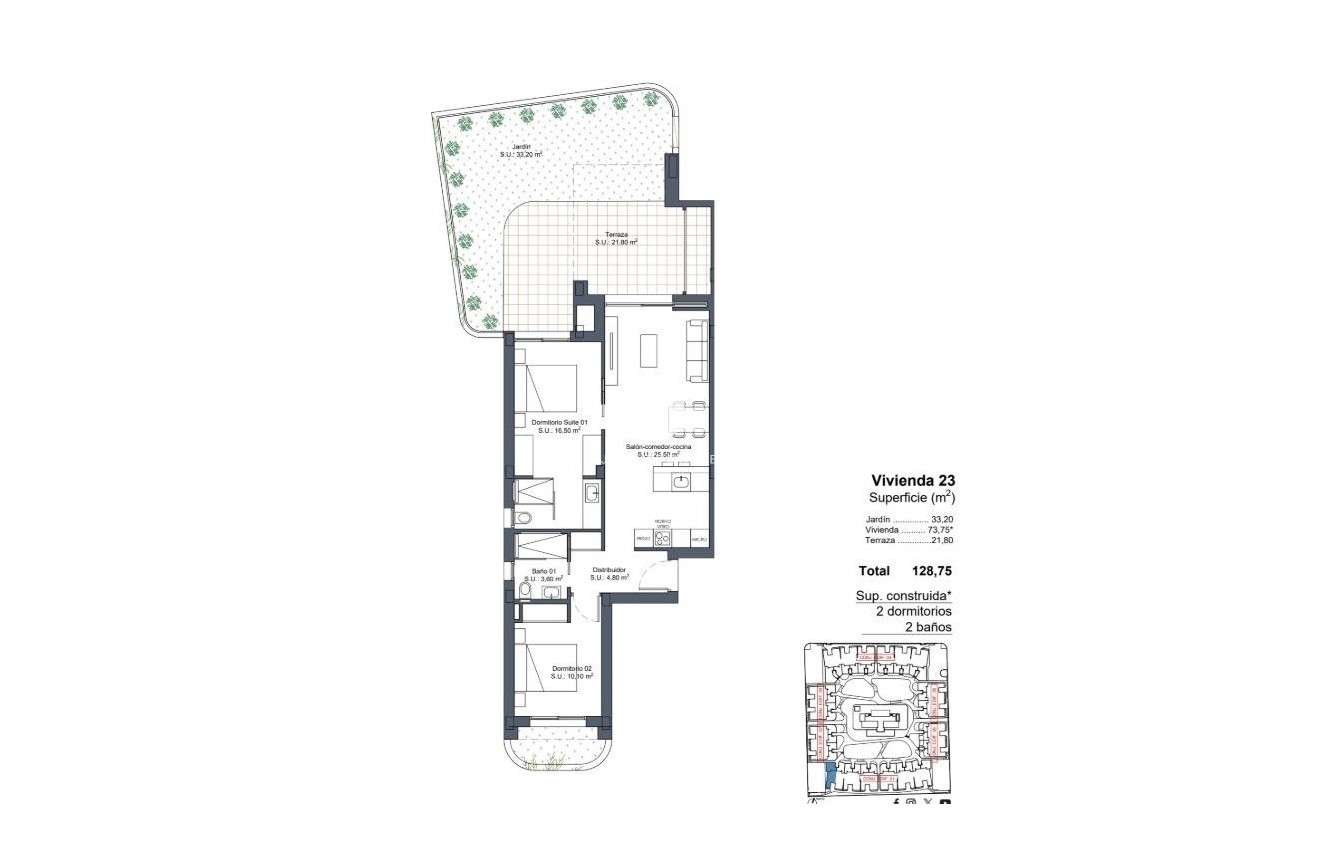 New Build - Bungalow -
Ciudad Quesada - Lo Marabú