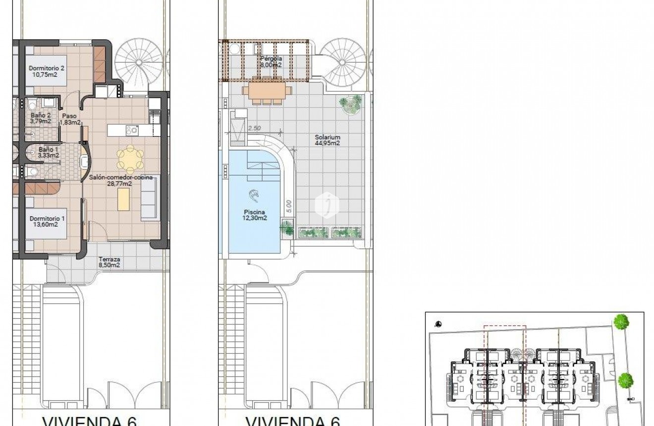 Nieuwbouw Woningen - Bungalow -
Pilar de la Horadada - pueblo