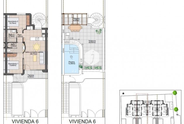 Nieuwbouw Woningen - Bungalow -
Pilar de la Horadada - pueblo