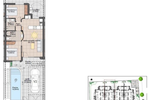 Nieuwbouw Woningen - Bungalow -
Pilar de la Horadada - pueblo