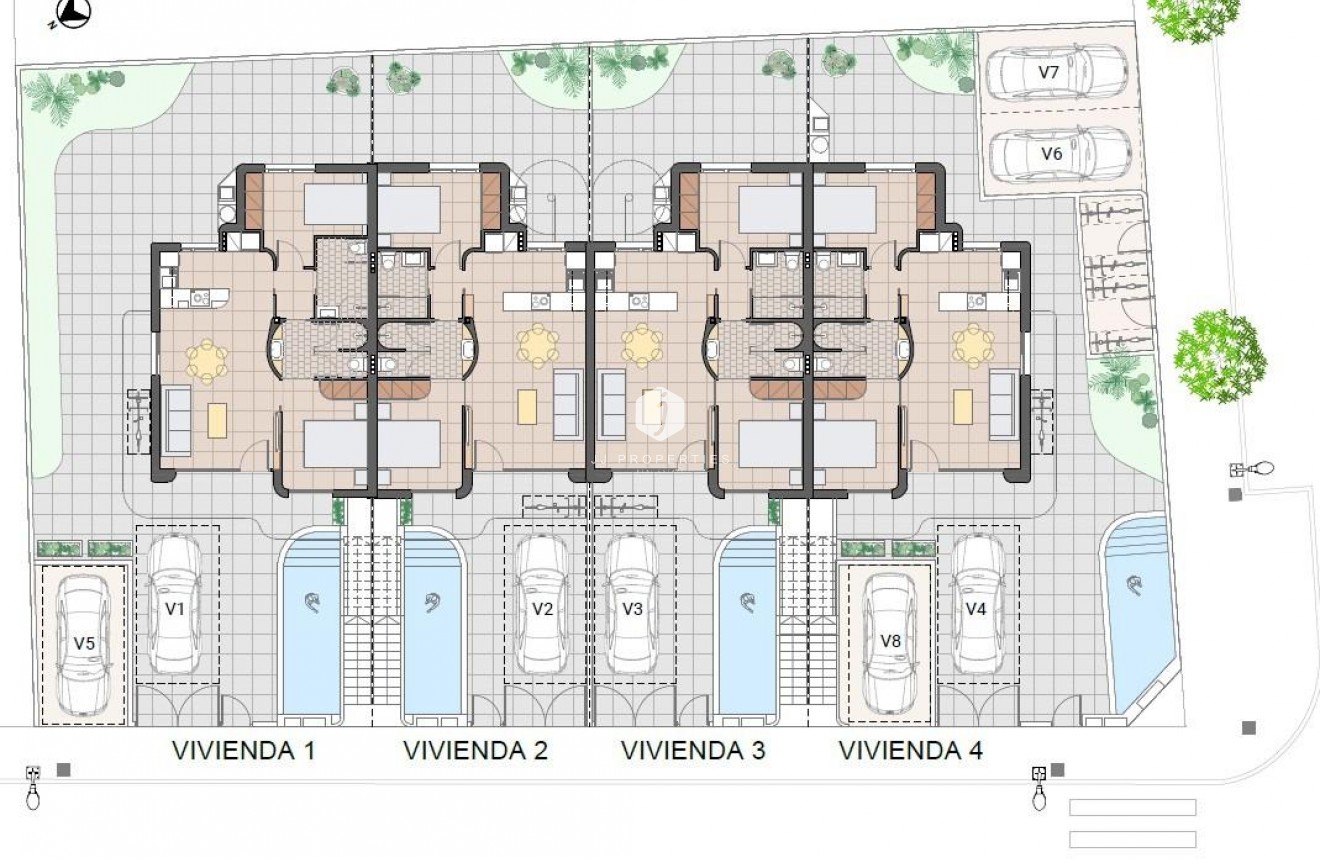 Nieuwbouw Woningen - Bungalow -
Pilar de la Horadada - pueblo
