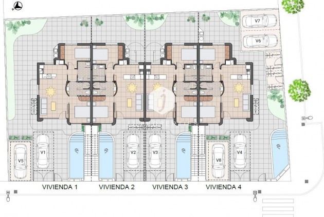 Nieuwbouw Woningen - Bungalow -
Pilar de la Horadada - pueblo