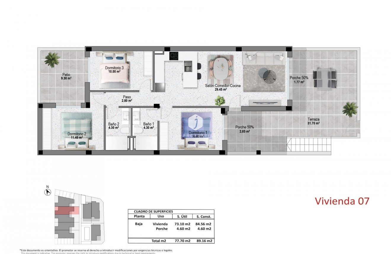 New Build - Bungalow -
Pilar de la Horadada - pueblo