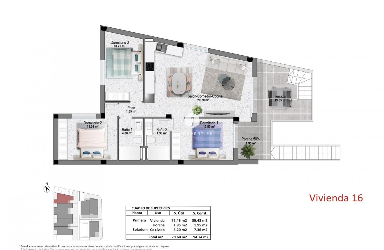 New Build - Bungalow -
Pilar de la Horadada - pueblo