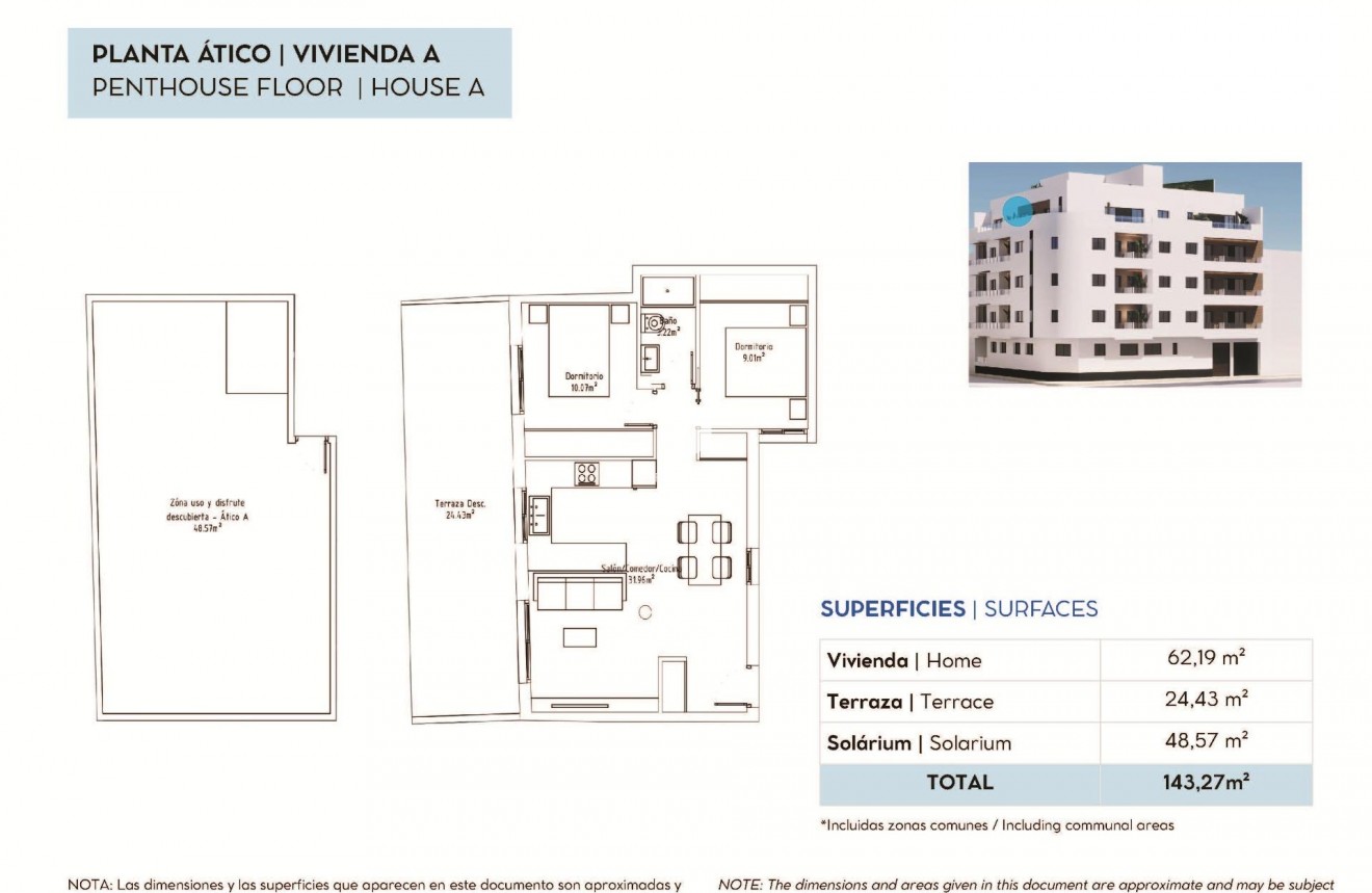 New Build - Penthouse -
Torrevieja - pueblo