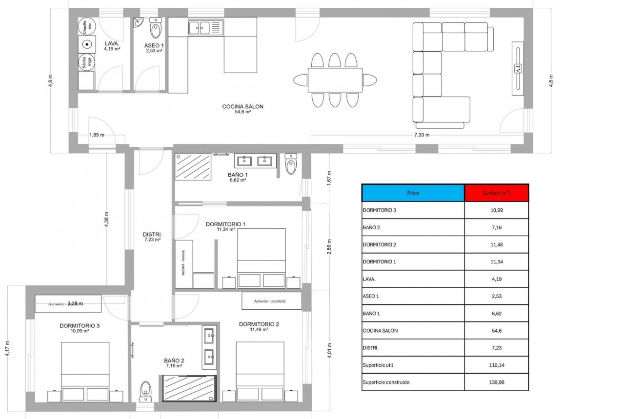 Nowy budynek - Villa -
Aspe - urbanizaciones