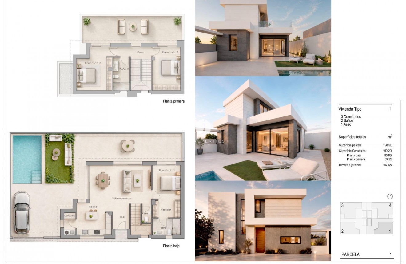 Obra nueva - Villa -
Pilar de la Horadada - pueblo