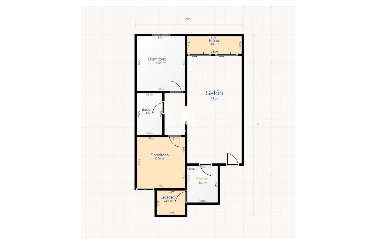 Tweedehands - Appartement / flat -
Torrevieja - La Mata Pueblo