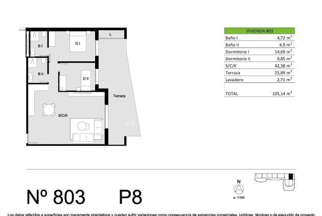 Nouvelle construction - Attique -
San Miguel de Salinas - Pueblo