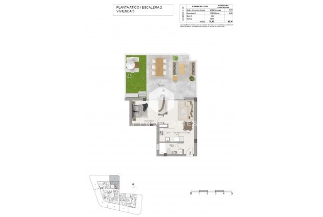 Nouvelle construction - Attique -
Santa Pola - Estacion de autobuses