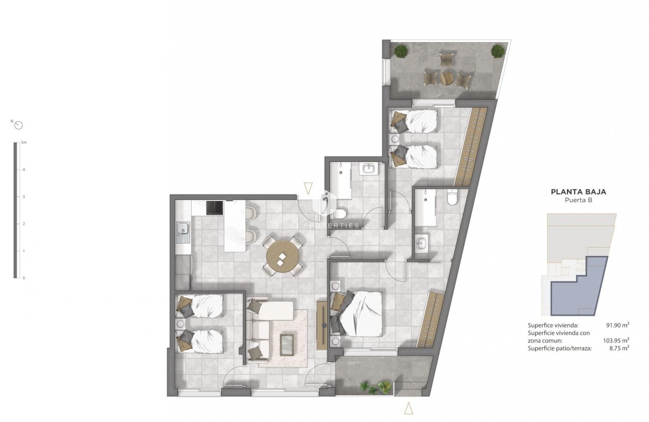 New Build - Apartment / flat -
Guardamar del Segura - Pueblo